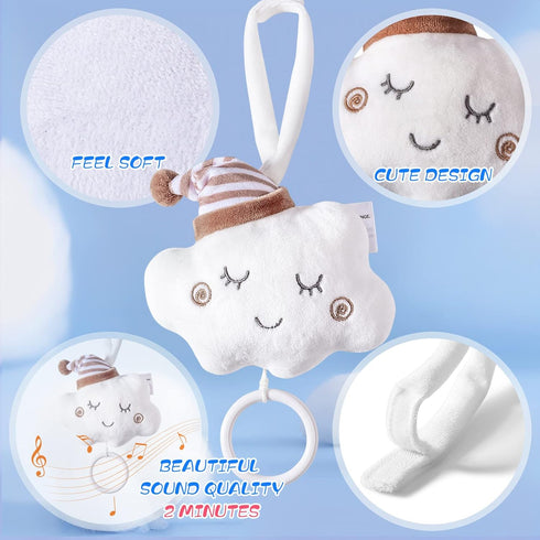 Baby Stroller Pendant Bell Music Box - Soothing Lullaby Toys for Babies