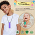 7 Pack Chewy Necklaces for Sensory Kids Boys Girls, Silicone Chew Necklace Sensory Toys for Autistic, ADHD, Anxiety
