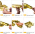Happy Birthday Aluminum Foil Banner Balloons for Birthday Party Decorations and Supplies in Gold