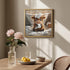 PICKFORU 1000 Highland Cow Puzzles for Adults Pieces,Cute Cow Jigsaw Puzzle, Funny Bathroom Calf Puzzles, Challenging