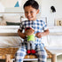 HABA Snug Up Soft Doll Mason - 11.5" Soft Boy Doll with Black Hair, Machine Washable