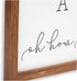 ABC Nursery Wall Art - Modern Large Alphabet Picture for Baby's Room