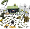 WW2 Army Military Guns, Weapons and Armor Toy, Thunder Containers Building Block Battle Sets for Kids