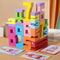 Gdaytao 20PCS Wooden Number Building Blocks 1-10 - Montessori Math Stacking Number