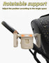 UIVXXUD 3-in-1 Stroller Cup Holder, Baby Stroller Accessories with Bottle Holder, Phone Mount, and Drink Caddy