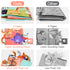 Vicloon 0-6 Tummy Soft Cloth Books Months, High Contrast Sensory Baby Toys - Time, Bath, Crinkle, Squeaky, Washable