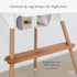 Set Yeah Baby Goods Adjustable Footrest & Leg Wrap Compatible with the IKEA Antilop Highchair (Cherry) - High Chair