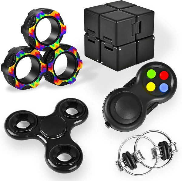 5PC Fidget Toys Adults Set Fidgets for Classroom Must Have Autism Sensory