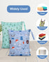 2Pcs 16x20 inch 176 OTraki Waterproof Wet Dry Bags Wet Bag for Baby, Swimsuit, Cloth Diaper, Daycare With Zippered