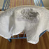 Runeaoys Baptism Blanket Easter Baby Shower Christening Gifts for Boys Girls White Knit Crochet Soft Embroidered