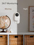 nooie Baby Monitor with Camera and Audio, WiFi Smartphone Baby Monitor, 1080P HD Night Vision, Two-Way Audio, SD or