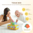 Montessori Toys for Babies 0-6 Months, 7 in 1 Newborn Baby Toys with Spinning Drum and Sensory Balls