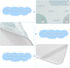 Burbuja 28x52 Baby Cooling Mat Cute Whales Bed Pad Ice Silk Cool Mat for Crib Mattress, Sleeping Pad with Pillowcase