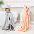 FUBANRAY 0-5 2-Pack 50''x32'' Toddler Bath Towel Hooded Kids Towels Baby Bath Towels for Boy Girl Year, Thick Absorbent
