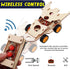 2 in 1 Science Experiment Kits for Kids,STEM Projects DIY Building Remote Control Solar Car Model Kit,3D Puzzles Wooden Motor Set,Assemble Gift Toys for Boys Girls Age 10 11 12 13 14