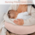 SWESEN Nursing Pillow Cover, Soft Removable Cover for Breastfeeding Pillows, Pillow Slipcover for Baby Boys and Girls