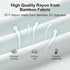 52" 28" BubblePanda Rayon Made from Bamboo Crib Sheets for Baby Boys Girls Neutral Soft Stretchy Fitted Crib Mattress