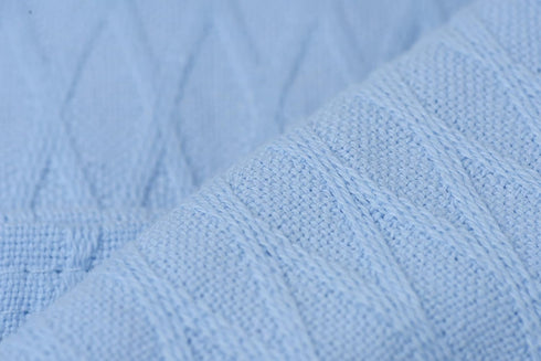 Linteum Textile Toddler Baby NAP Blanket, 30x40 in, Extra Soft 100% Cotton, Cozy & Warm