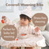 LoLaBi Coverall Baby Feeding Bib for highchair, ULTRA-THIN & Light-weight waterproof toddler bib, WM & Dryer Compatible