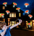 60pcs LED Arrow Helicopter Flying Toy, Elastic Slingshot Flying Copters for Kids Summer Day Party Favors