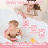 6 4 Baby Bath Seat for Babies Months & up, Non-Slip Toddler Bath Seats for Babies Sitting Up, Safe Infant & Newborn