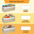 Box,150L Lid,40"x14"x16" Extra Large Toy Foldable Sturdy Toy Storage with Kids Storage Organizer, Toy Chest