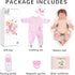 CHAREX 22" Lifelike Reborn Baby Girl Doll - Handmade Weighted Soft Body, Realistic for Kids Age 3+