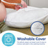 Talbot's Dr. Mom's Pregnancy Pillow - Stay Cool C-Shaped Pillow for Pregnant Women