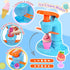 3 1 Set, 3+ (12 Crelloci in Color Dough Kitchen Creations Ice Cream Spaghetti Burger Maker Machine, Art Crafts Food