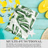 Wet Bag for Swimsuit, Travel, Beach, Pool, Diapers, Dirty Clothes, Waterproof Tropical Palm Leaves Decor