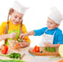 Leking 3 Pcs Kids Kitchen Knife, Plastic Serrated Edges Kids Knife Set for Cooking and Cutting Cakes, Fruits and