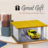 1/24 Scale Wooden Parking Garage Display Case for Diecast Cars with LED Light and Acrylic Cover