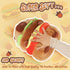 9.5 Inch CHDBLOCK Hamburger Capybara Plush Toy - Cute Capybara Stuffed Animal, Kawaii Capibara Plushie for Kids