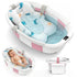 SKYNYCE Collapsible Baby Bathtub for Newborn to Toddlers 0-36 Months, Large Baby Tub