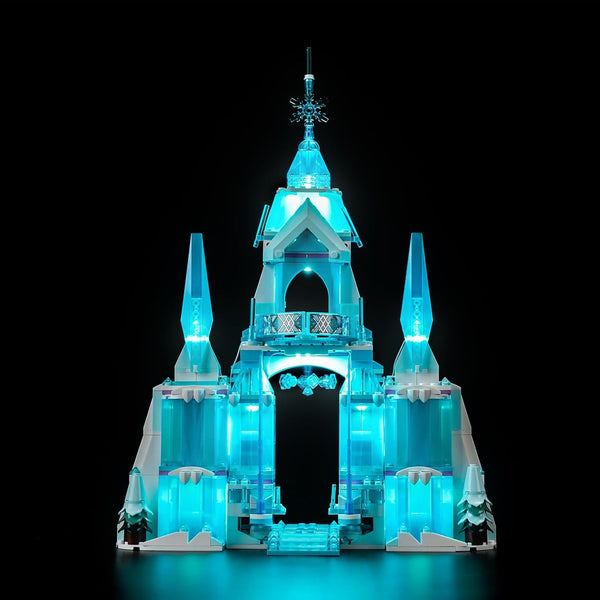 Upgraded Led Light Kit for Lego Elsa's Ice Palace Building Set, Compatible with Lego 43244