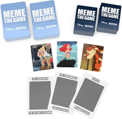 Spin Master Games Meme The Game, Disney Version Funny Cards Family Party Travel Activity, for Adults and Kids Ages 8 & Up