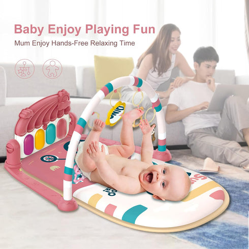 Tummy 5 012 dearlomum Play Mat & Activity Gym, Piano Time Gym Mat with Infant Sensory Toys, Music and Lights, Gifts