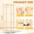 Dayacoco Stuffed Animal Storage, Wood Stuffed Animals Organizer Holder Zoo, Extra Large Capacity Stuff Storage