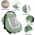 Summer Hooyax Muslin Car Seat Covers for Babies, Baby Car Seat Cover for Boys Girls with Breathable Window, Lightweight