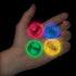 8pc PicassoTiles Motion Activated Marbles LED Light-Up Glow in The Dark Translucent Balls for Marble Run Race Racetrack