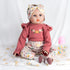 Reborn Baby Dolls Clothes 24inch Outfits Accessories 4pcs Set for 22"-24" Reborn Baby Girl Dolls