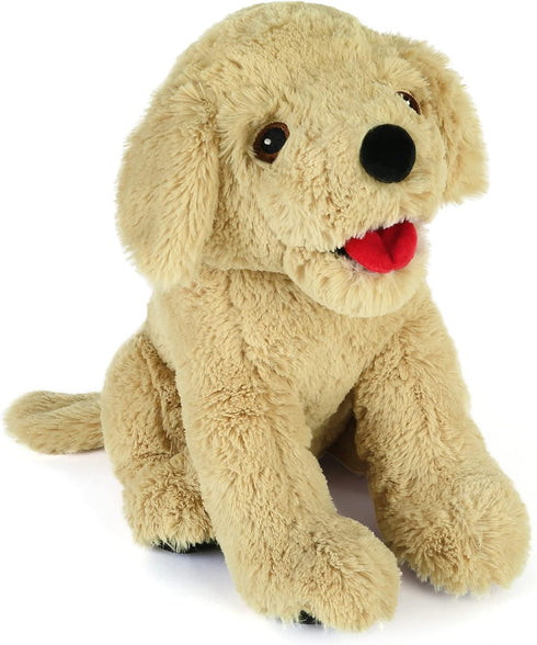 LotFancy 12 Inch Dog Stuffed Animals, Cuddly Golden Retriever Sitting Puppy Plush Toy