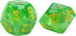 Gate Keeper Games and Dice: Inclusion Dice Goblin - 7pc Set, Transparent Green, Goblin Head Inclusion for Role Playing