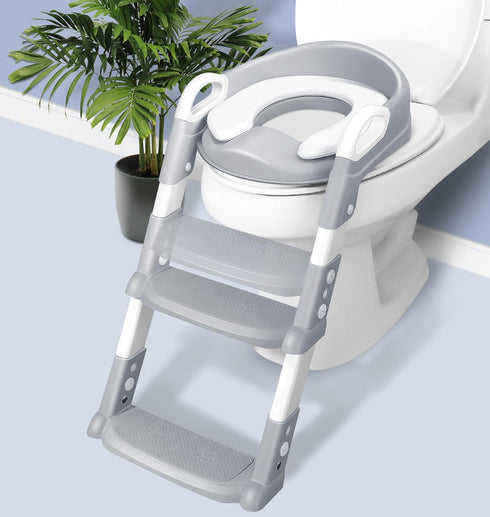 JPart Potty Training Seat With Step Stool Ladder,Toddler Potty Seat For Kid Boys