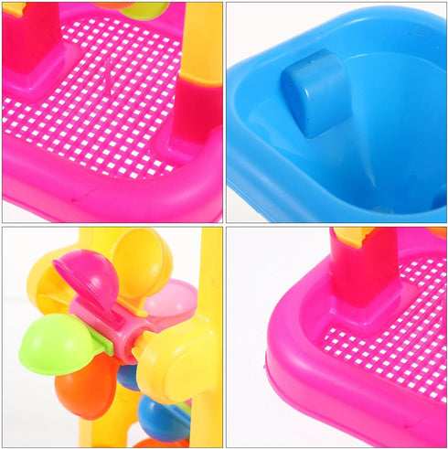 Ciieeo Beach Sand Toy, 1 Set Children Sand and Water Wheel Toy, Water Wheel Beach Tool Kit