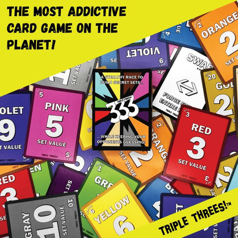 (333 Rummy 2+ Launch Edition Bring Vibes to Family Game Night! Unstoppable Game of Strategy & Surprise Twists, Fun