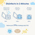 0-6 2 Count, MAM Original Baby Pacifiers Months, Binky for Newborn Babies, BPA-Free Skin Soft Silicone Nipple, Glows