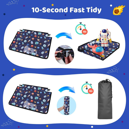 DREAMANIA Airplane Kids Travel Tray for Toddler Car Seat - Toddler Tray for Plane or Train - Travel Essential
