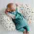 Watercolor Brazilian Animals Baby Nursing Pillow Covers for Boy Girl Jungle Animal Tropical Leaves Nursery Pillowcase