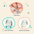 12-Inch 0 B. toys Plush Bunny Soft & Cuddly Plush Rabbit Toy Washable Happy Hues Peppy Mint Bunny Months+
